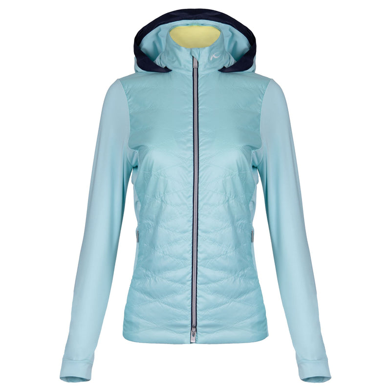 Womens Retention Hooded Hybrid Jacket Capri/Atlanta Blue