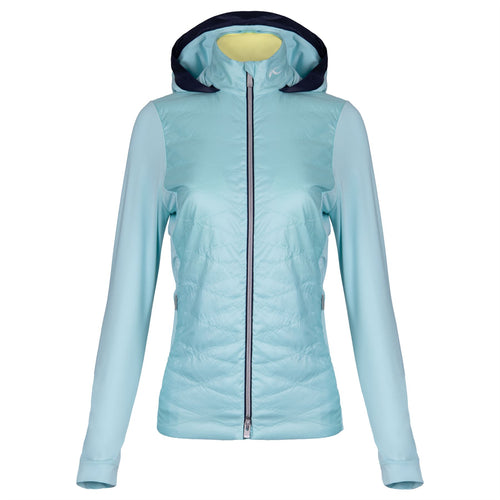 Womens Retention Hooded Hybrid Jacket Capri/Atlanta Blue - SS25