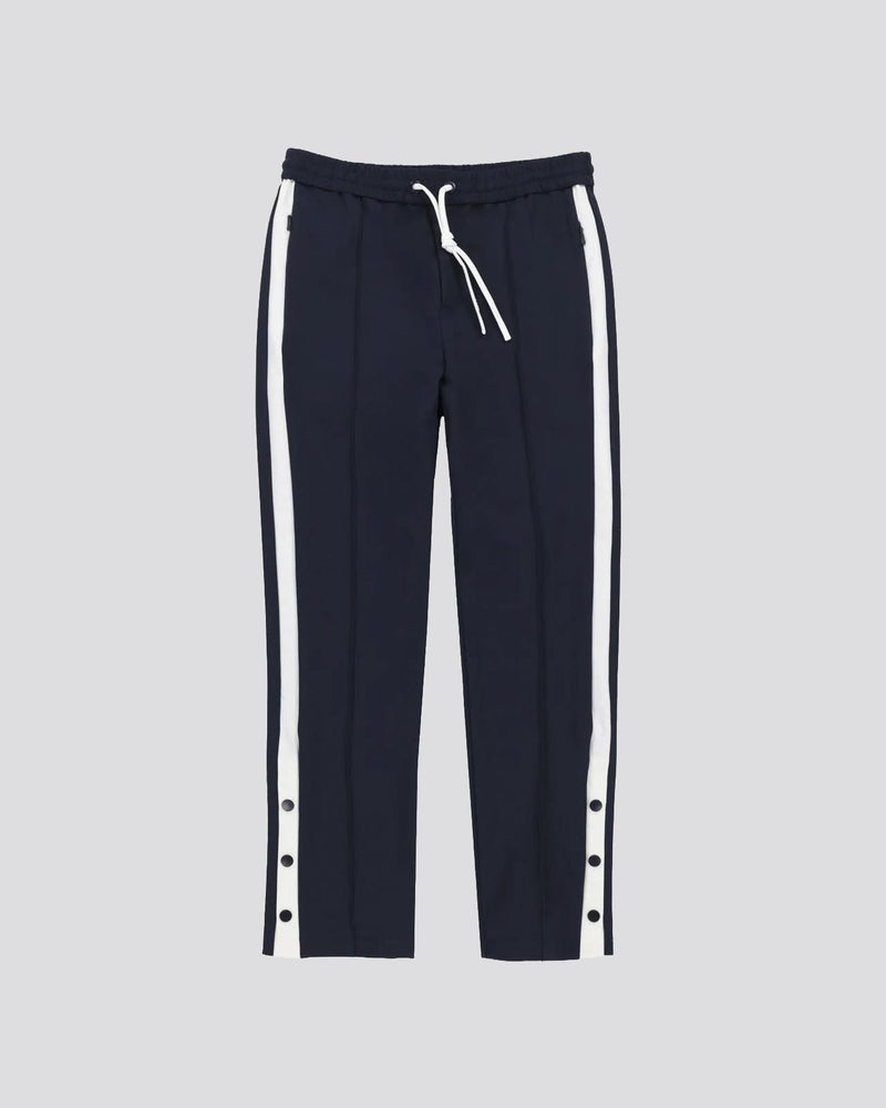 Womens Striped Sport Pants Navy/White