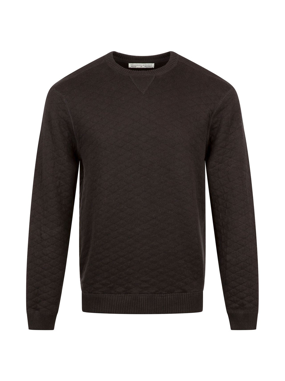 The Ward Jacquard Sweater Black