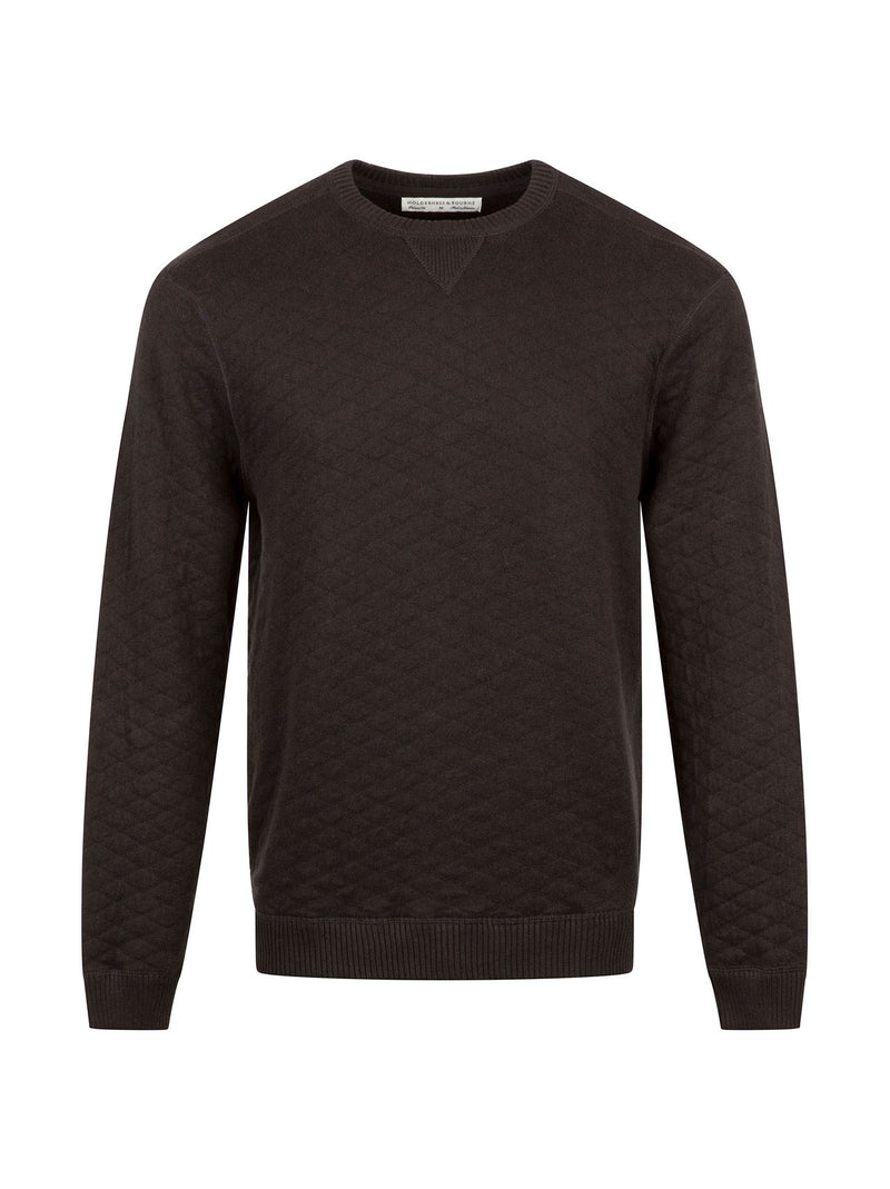 The Ward Jacquard Sweater Black