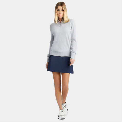 Womens Silky Tech Nylon A-Line Skort Twilight