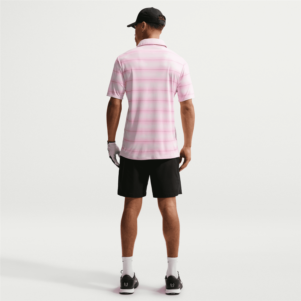 Dri-FIT Par 5 Striped Polo Pearl Pink
