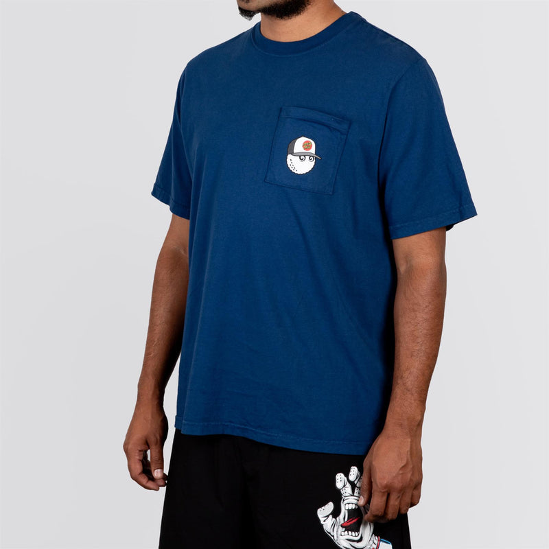x Santa Cruz Bermuda Bunker Tee Navy
