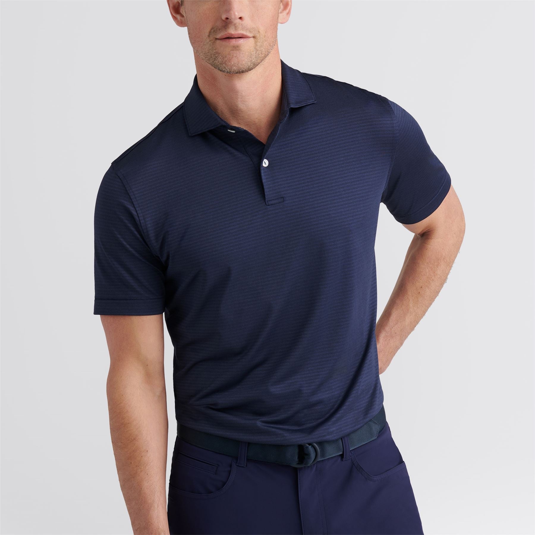Empire Performance Jersey Polo Navy