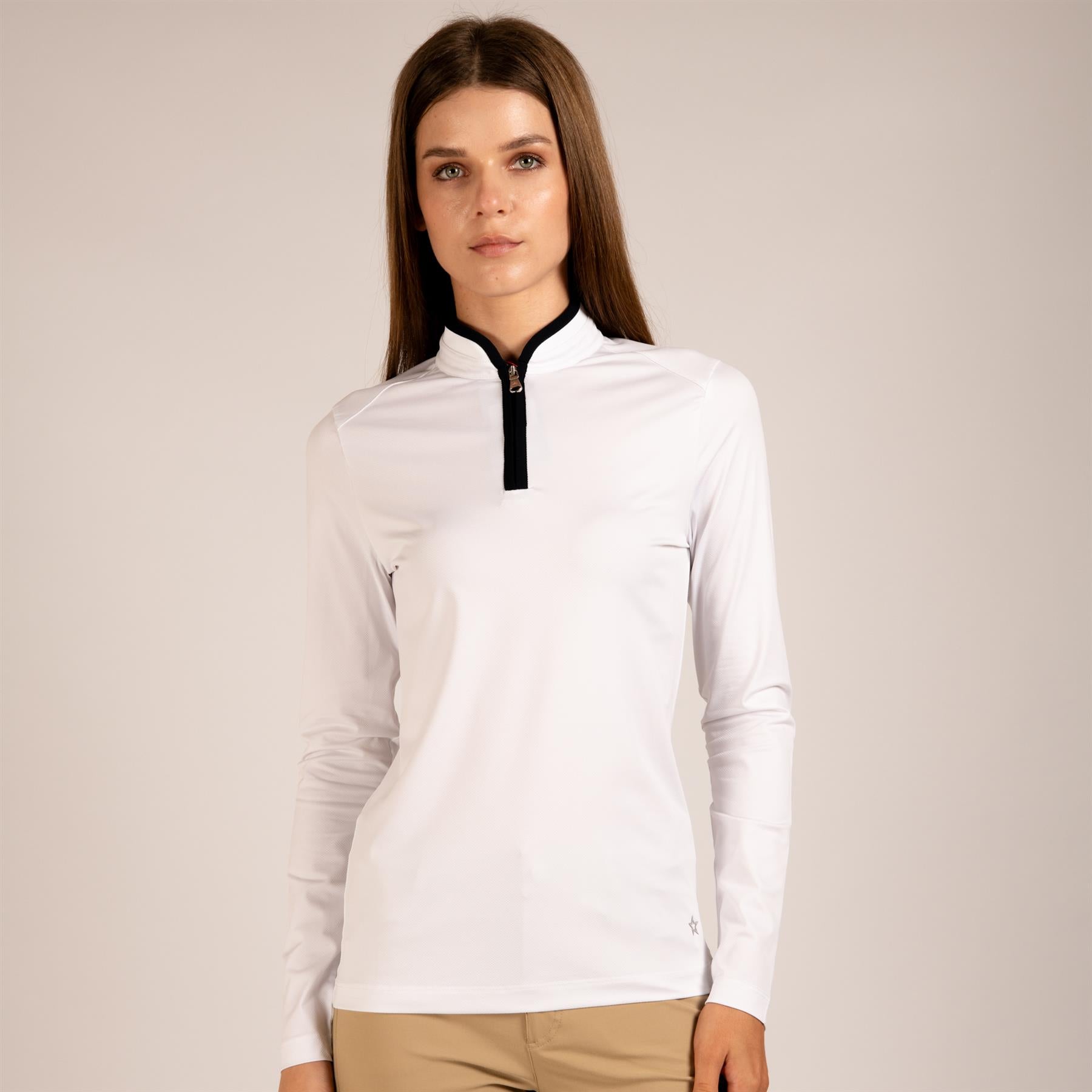 Womens The Jordan Lightweight LS Top White