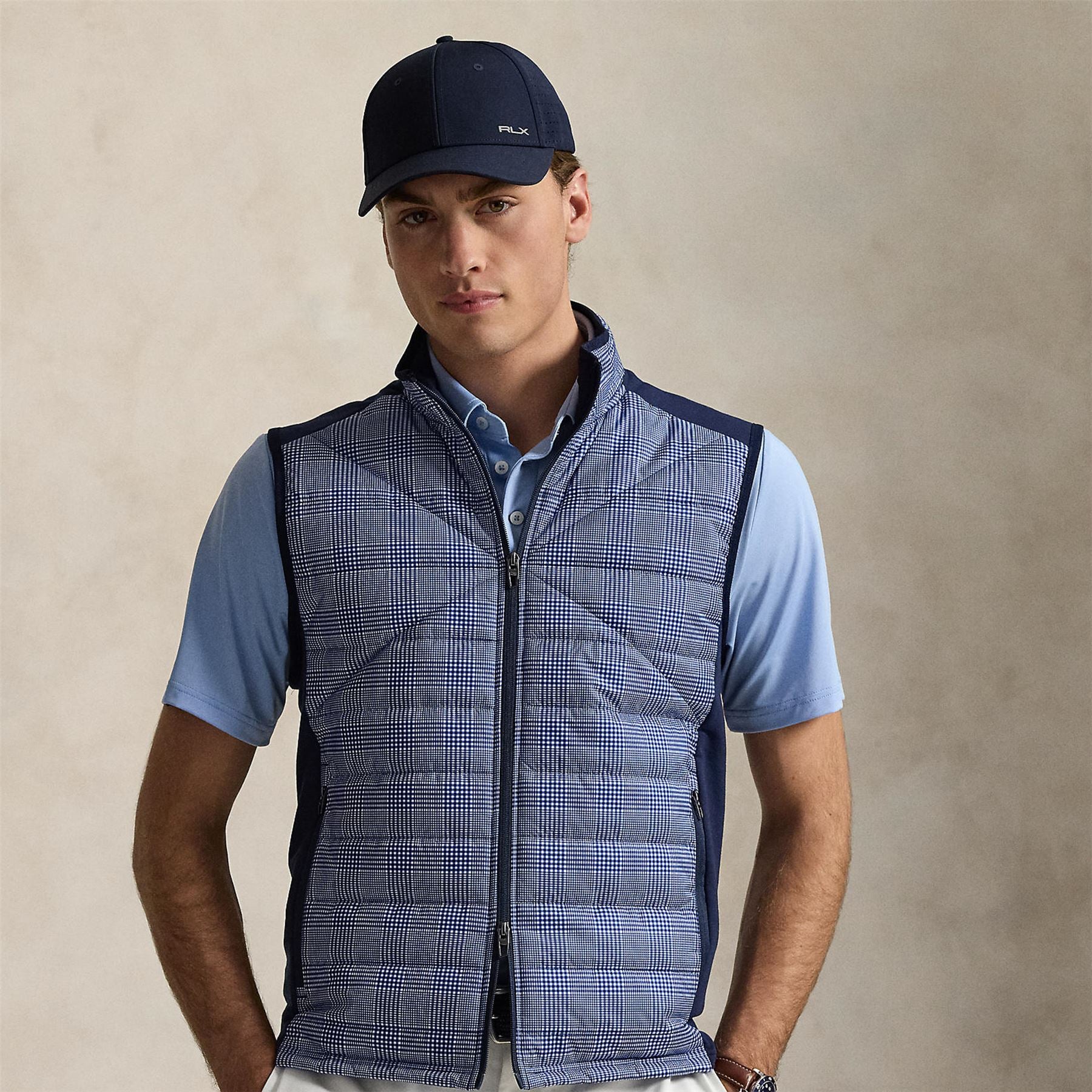 【新品】CLUBHAUS Fake layered Vest + Polo CLUBHAUS Fake layered Vest + Polo '25 - Navy/Wh