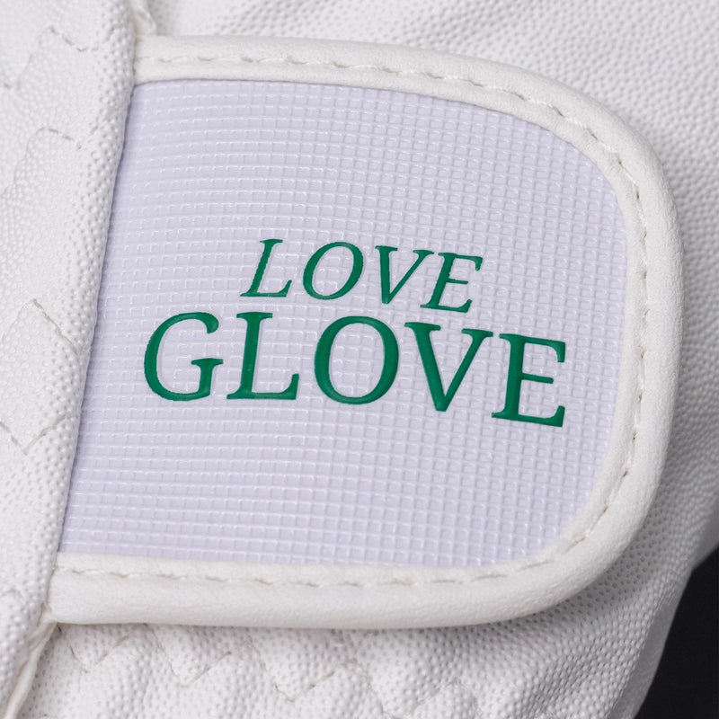 Lucky In Love Golf Glove White/Green