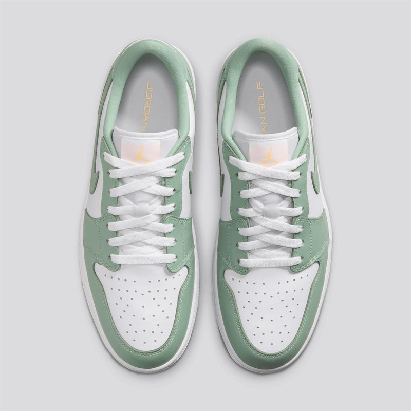 Air Jordan 1 Low G Golf Shoes Steam/Steam/White/Tangerine Tint