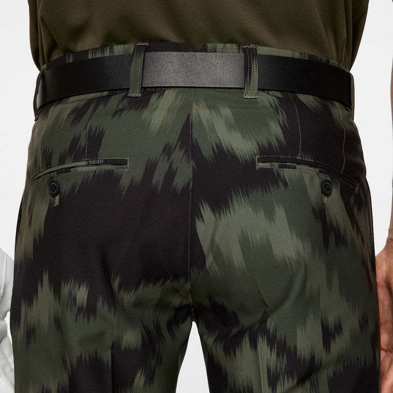 Ellott Print Pants Warp Forest