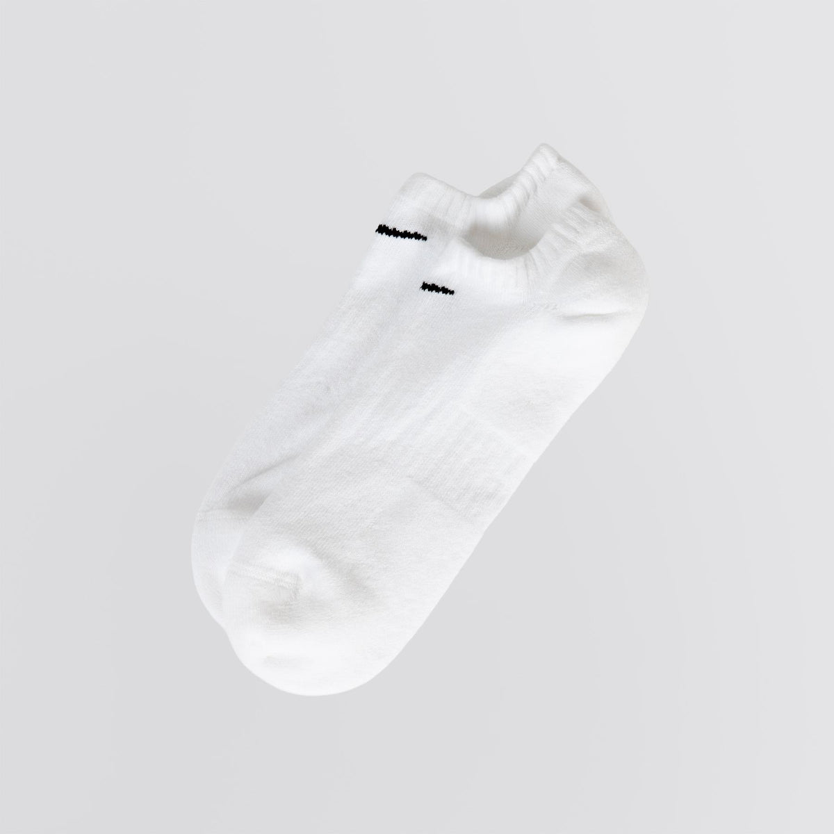 Everyday Cushioned Training No Show Socks 3 Pack White