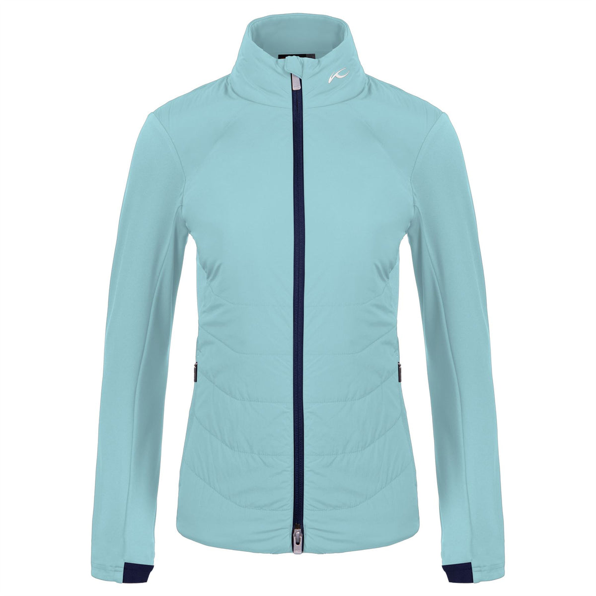 Womens Reach Hybrid Jacket Capri/Atlanta Blue