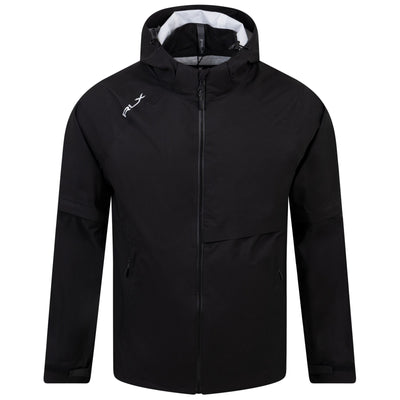 Convertible Waterproof Hooded Jacket Polo Black - SS24