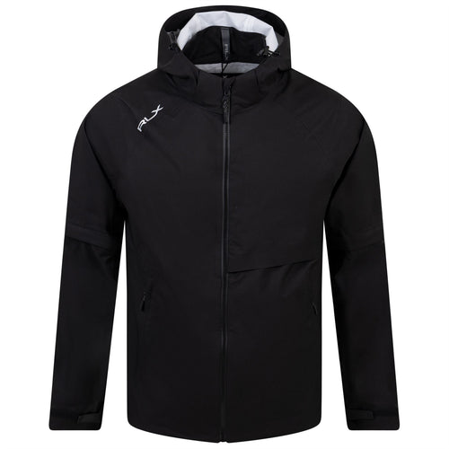 Convertible Waterproof Hooded Jacket Polo Black - SS24