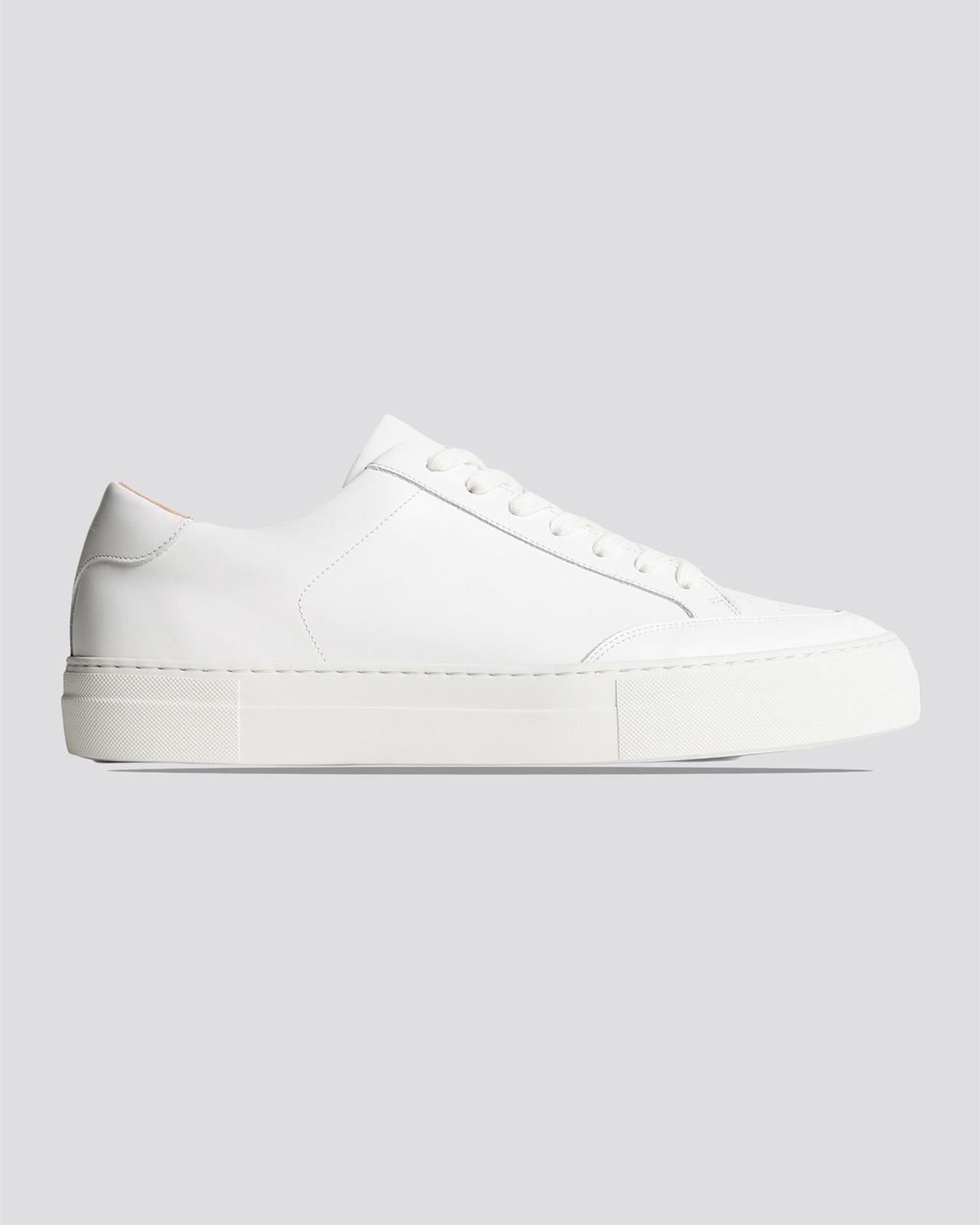 Art Signature Leather Sneakers White