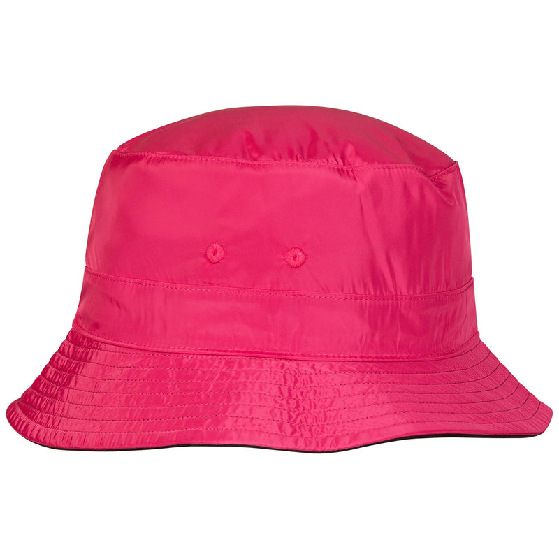 Womens Reversible Bucket Hat Black/Hot Pink