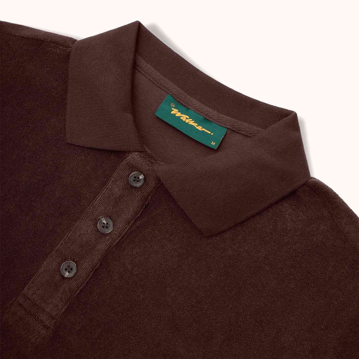 Kooka Terry Polo Deep Chocolate