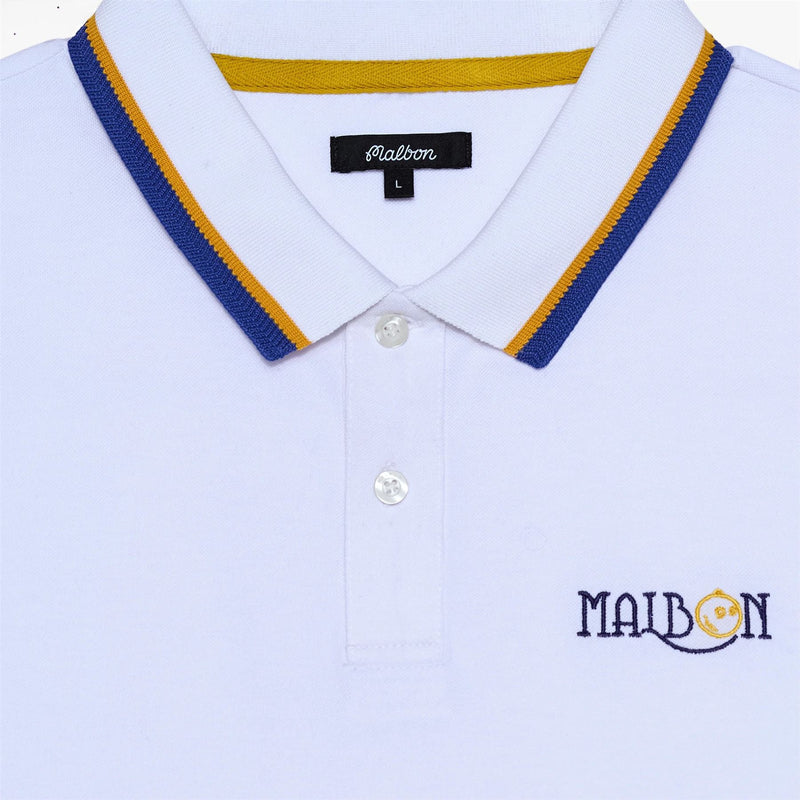 Grasse Pique Polo White
