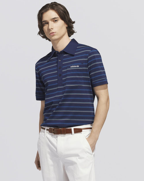 Originals Archive Stripe Polo Night Indigo