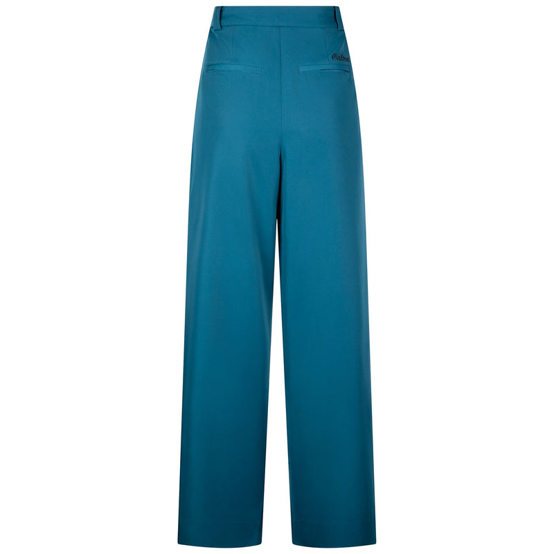 Womens Emilia Pleated Pants Ocean Multi