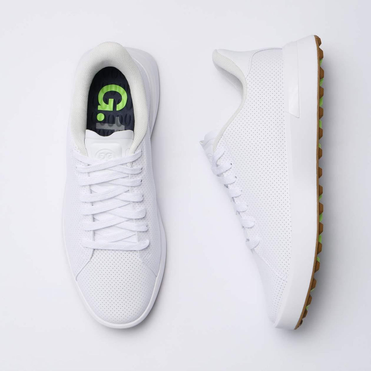 G.112 Perforated Golf Shoes Snow