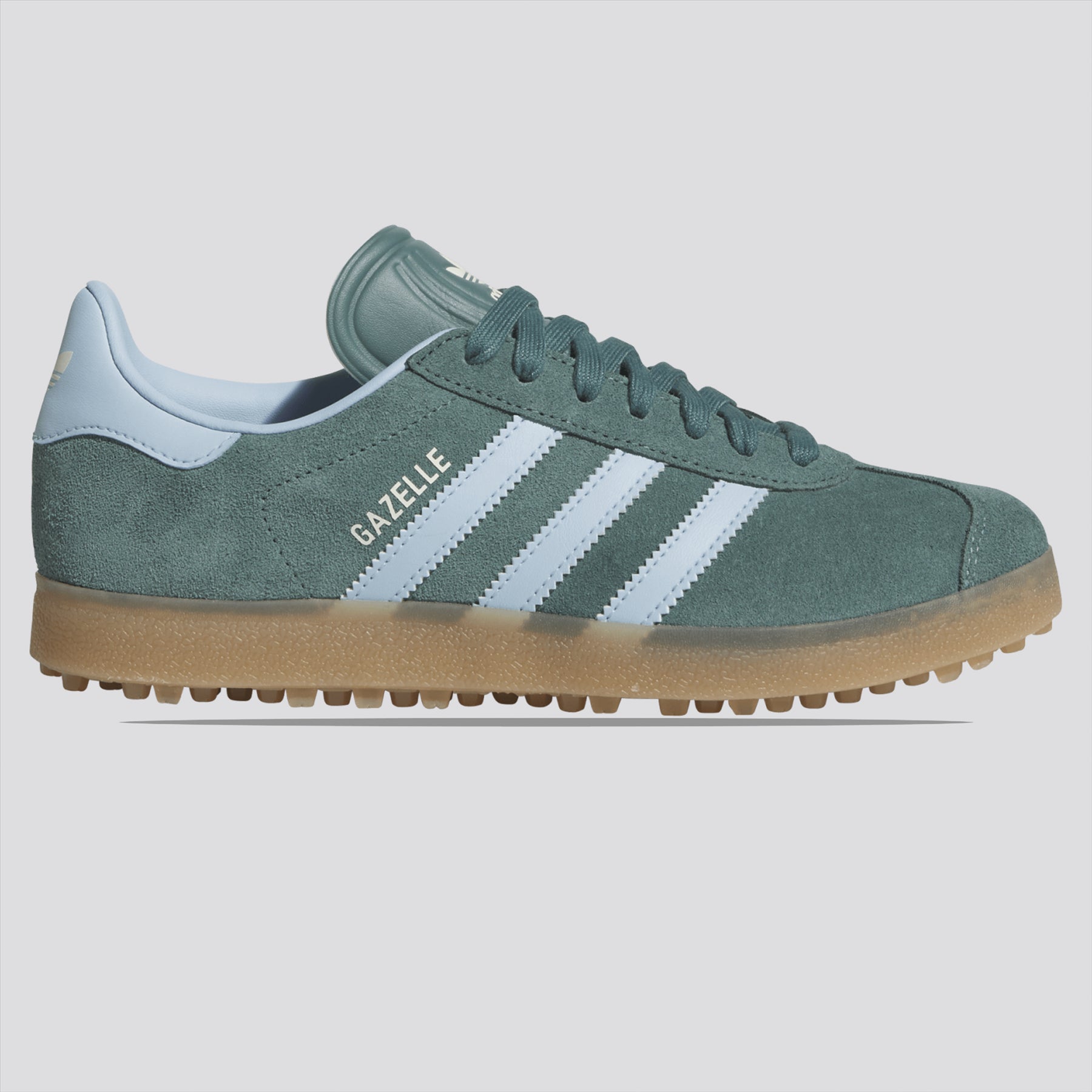 Womens Gazelle Spikeless Golf Shoes Preloved Teal/Clear Sky/Gum