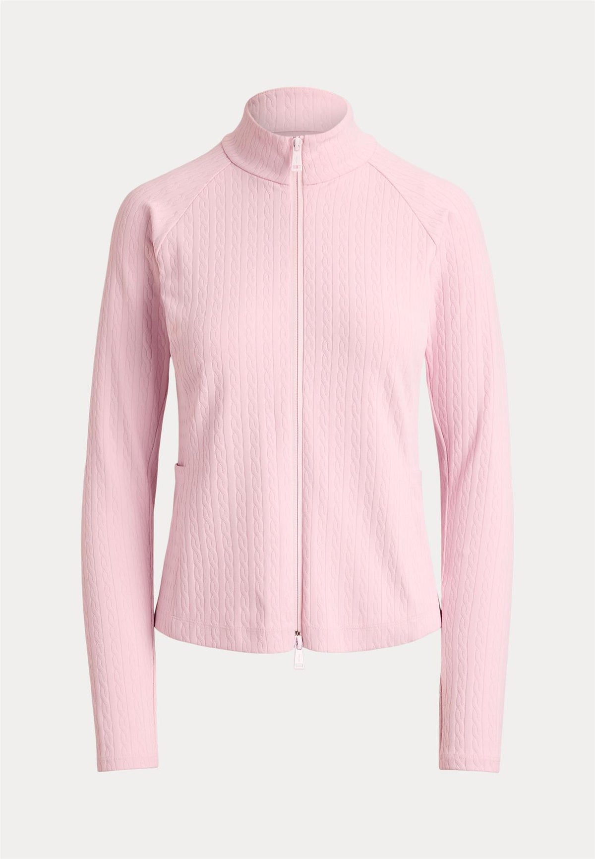 RLX Womens Active Cable Knit Sweatshirt Acacia Pink