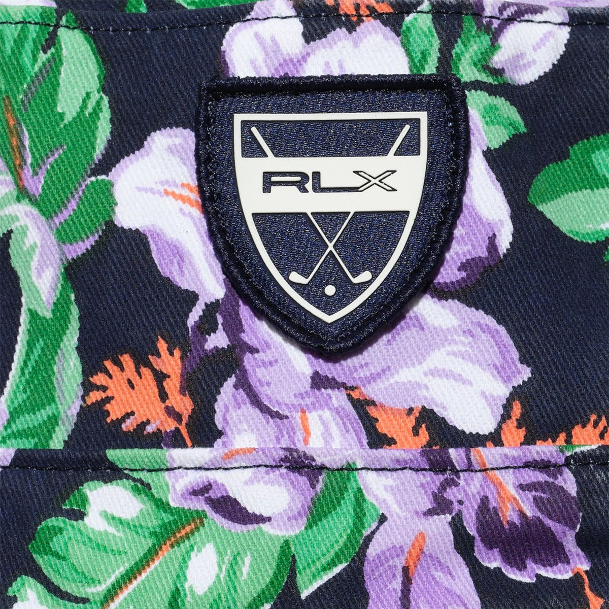 Logo Bucket Hat Navy Floral