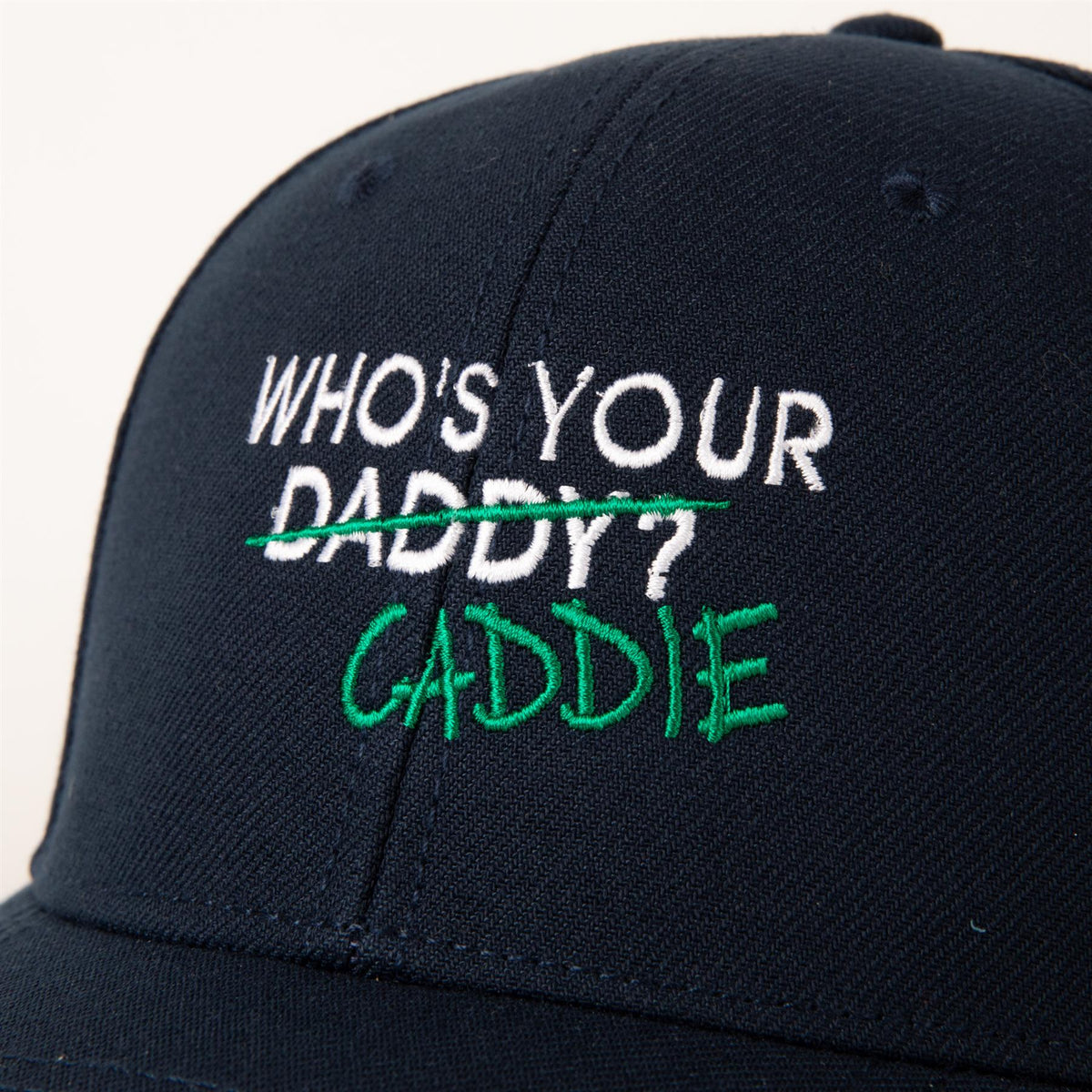 Who's Your Caddie Cap Navy