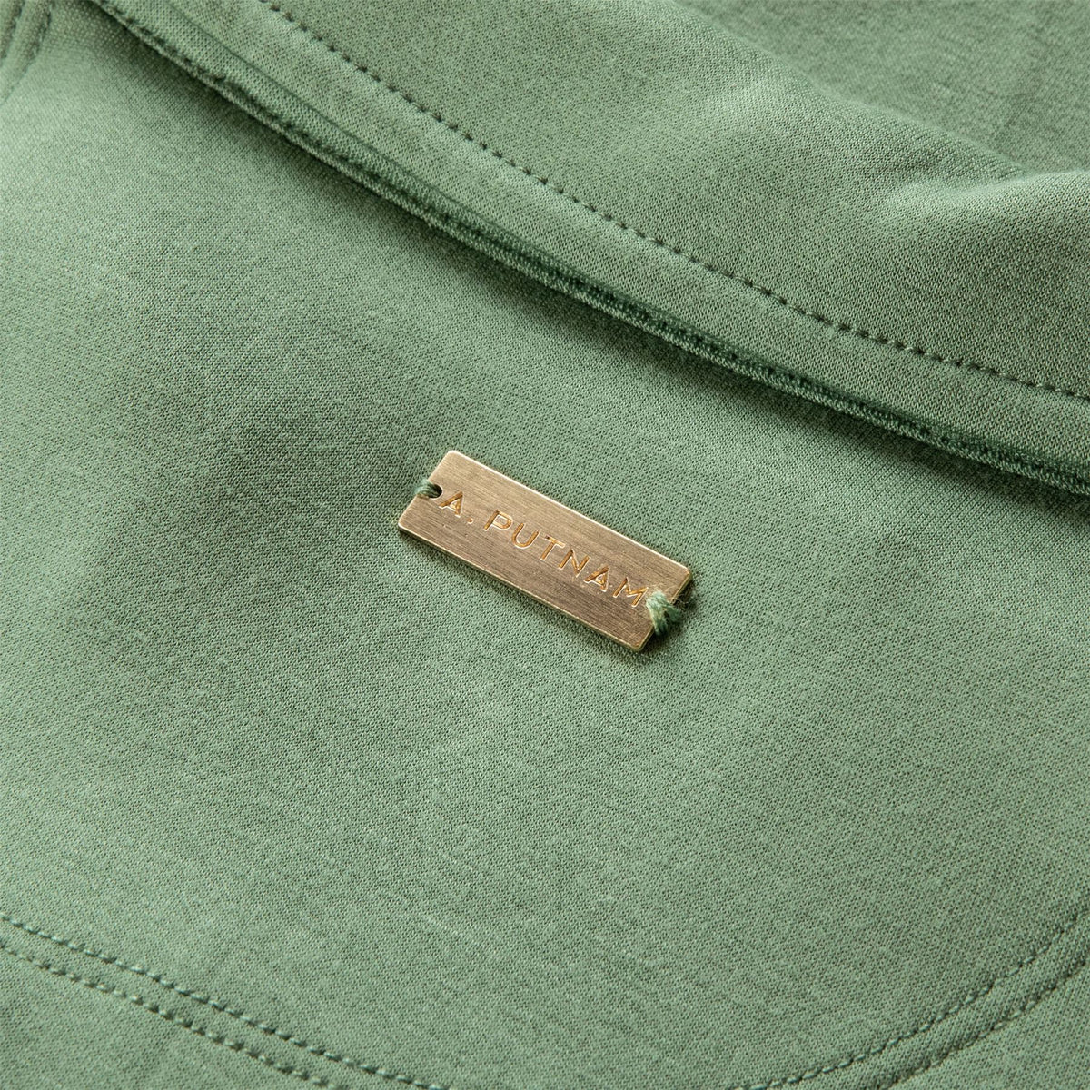 Womens Polo V-Neck Top Chive