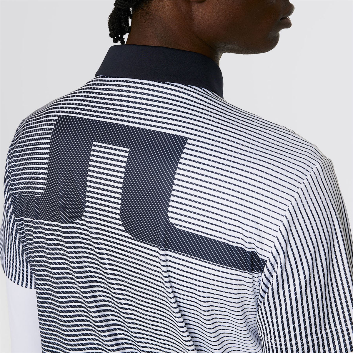 Marvin Stripe Polo White