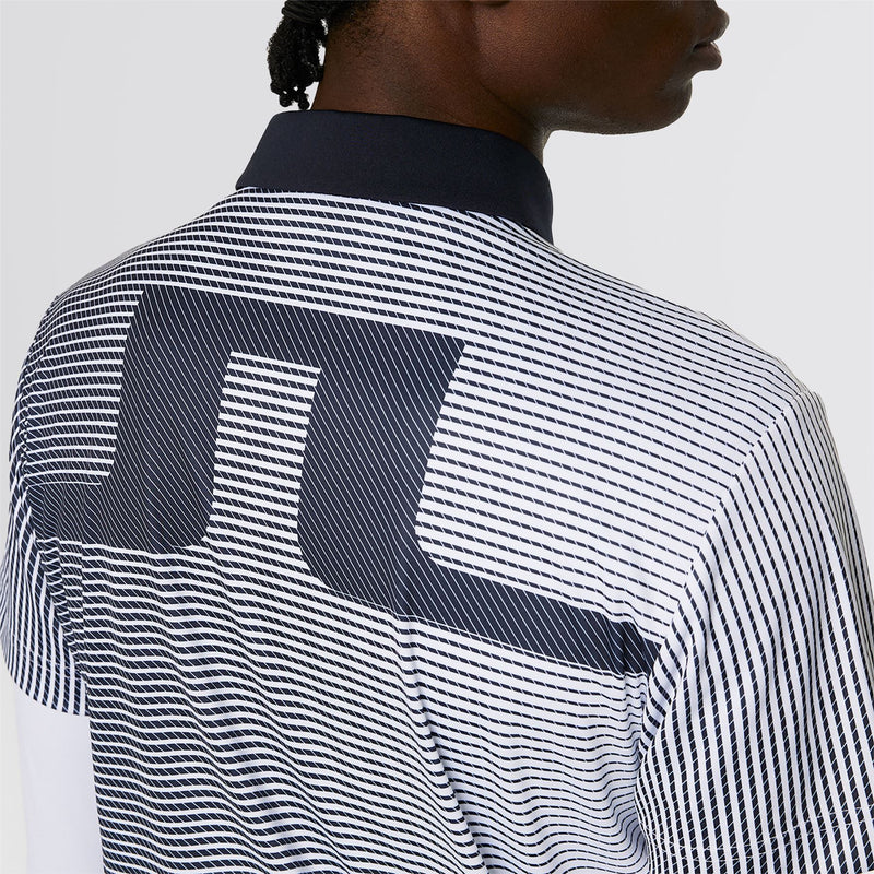 Marvin Stripe Polo White