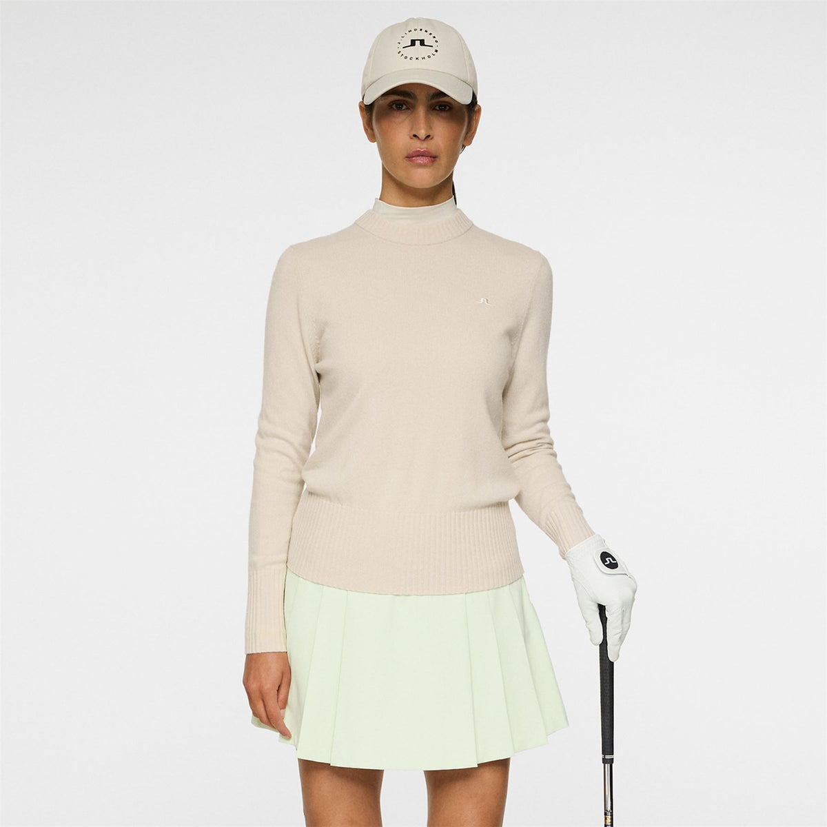 Womens Mina Knitted Sweater Moonbeam