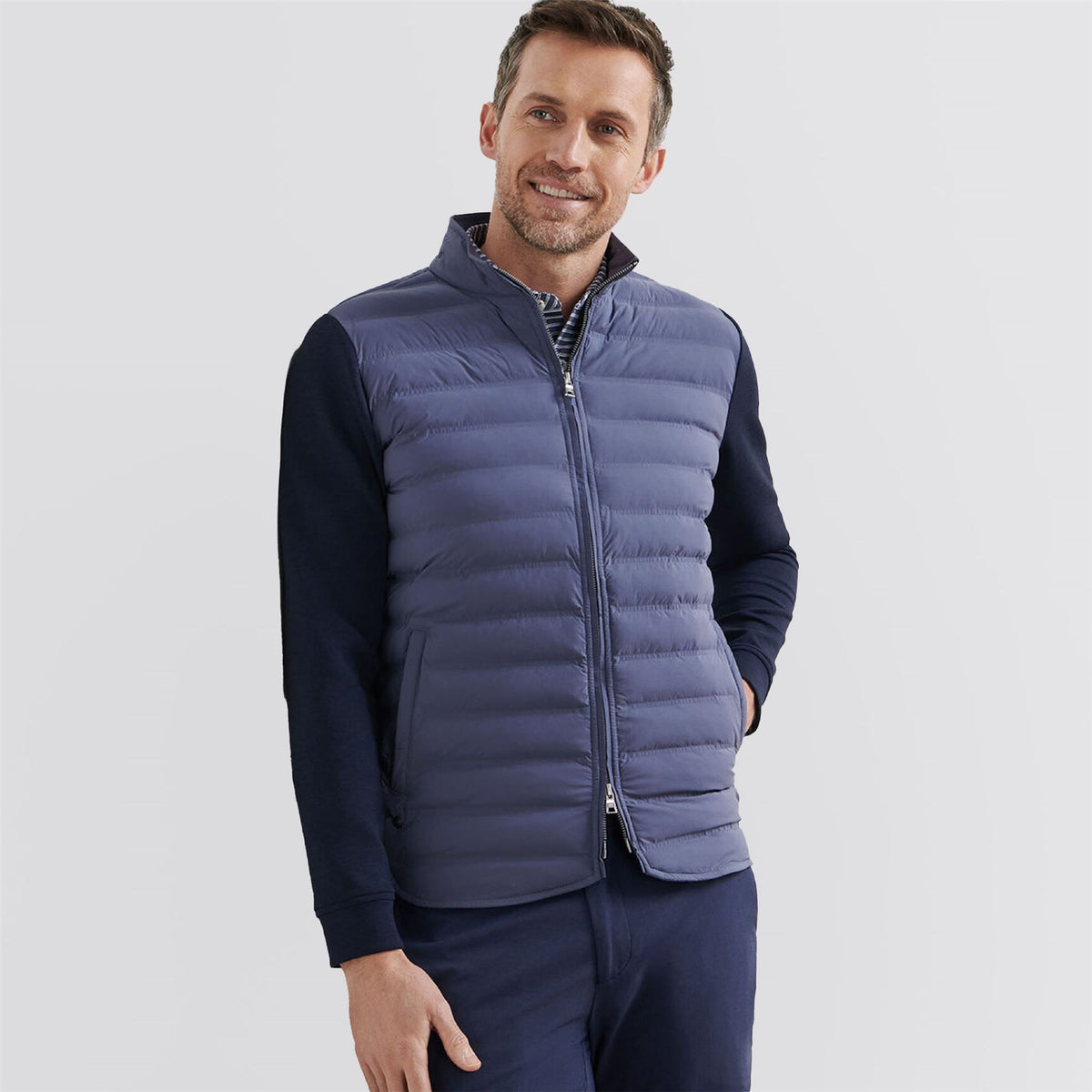 Winsome Hybrid Cardigan Nebula Blue