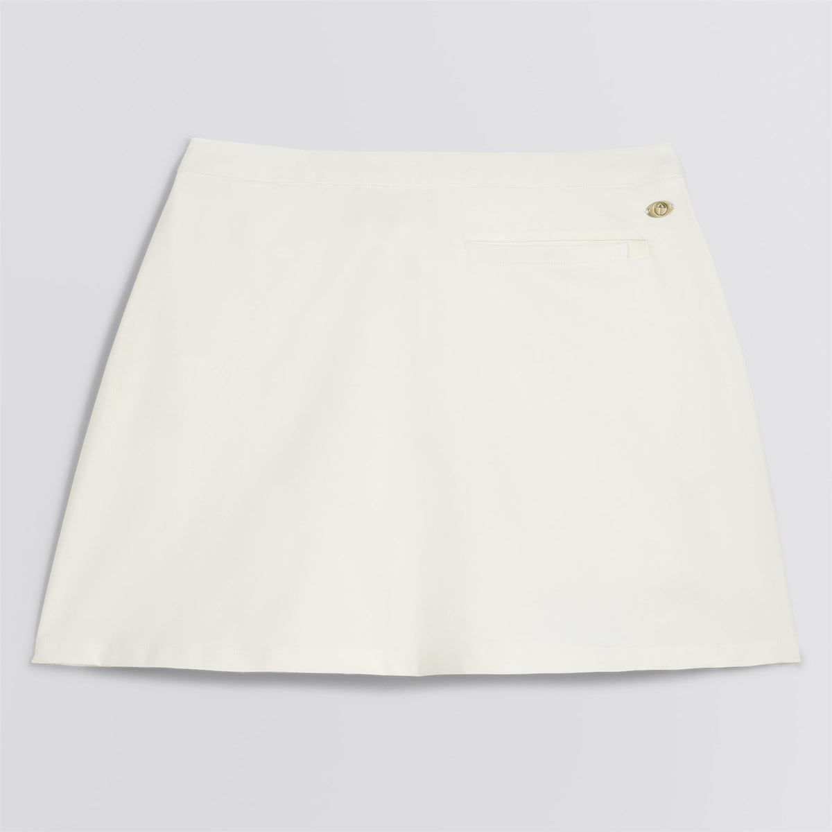 x AP Womens A-Sym Pleat Skirt Warm White