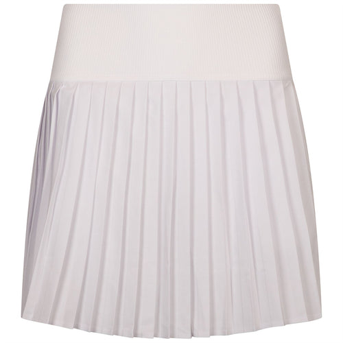 Womens Pleated Performance Skirt White