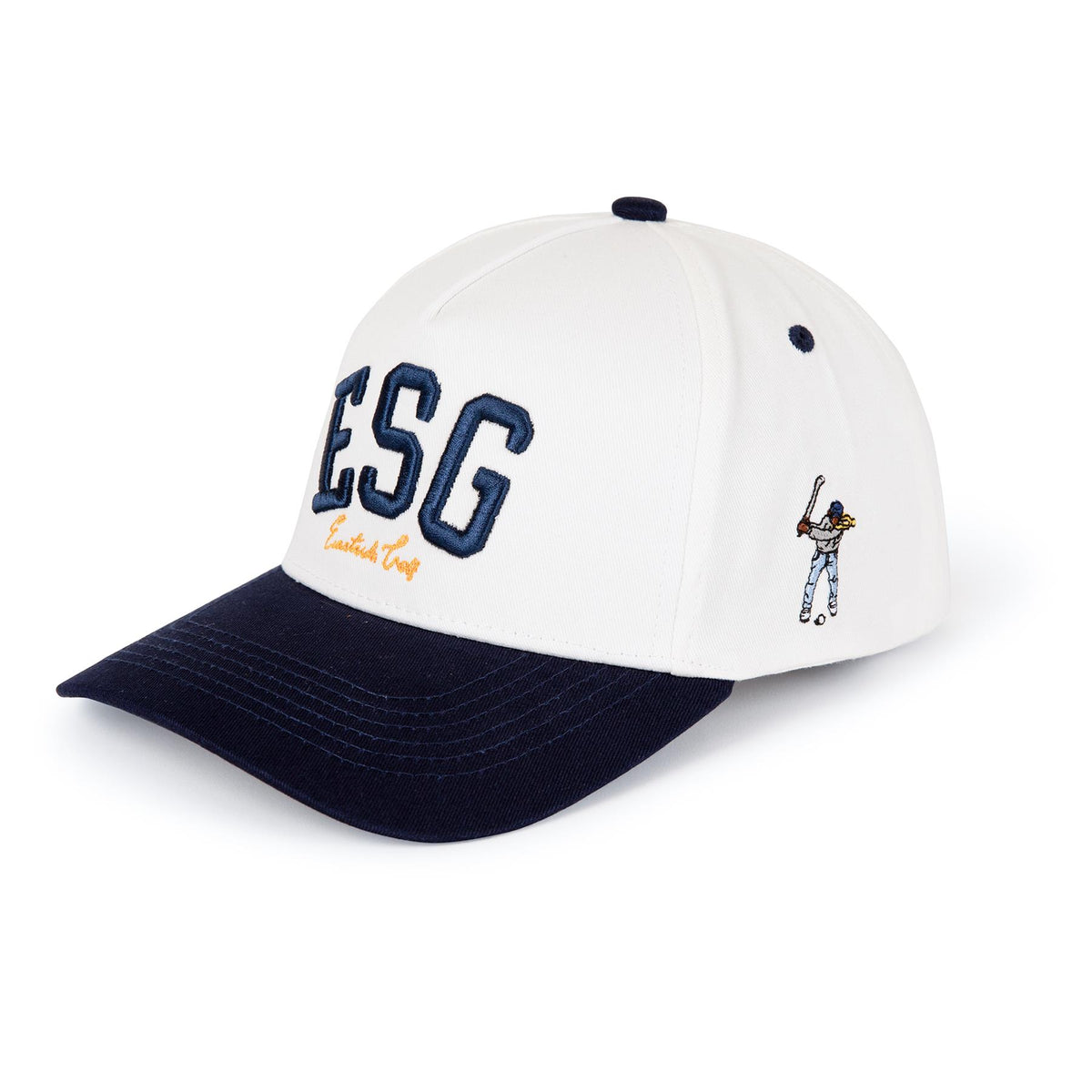 Five Panel Cap Bright White Midnight