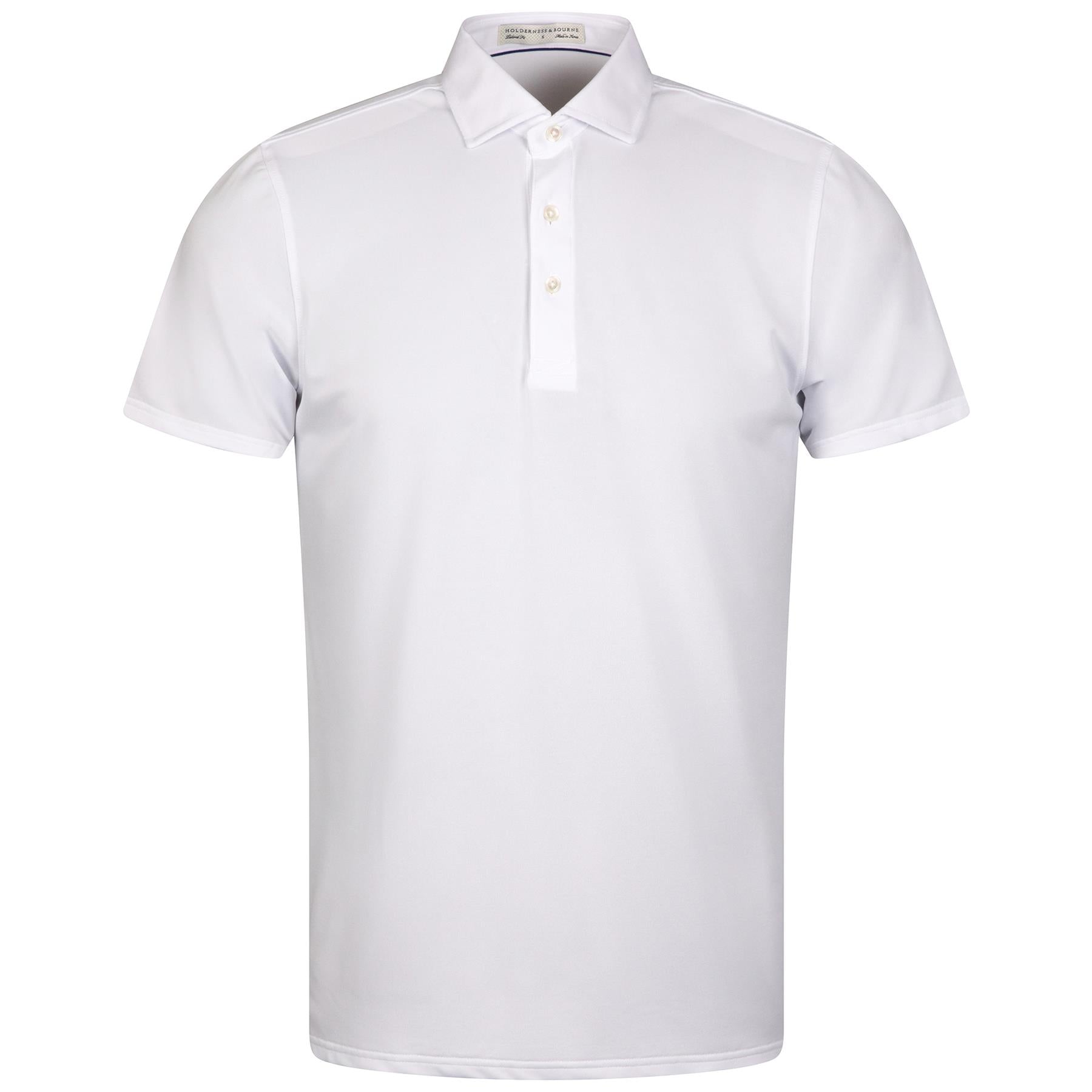 The Macdonald Knit Polo White