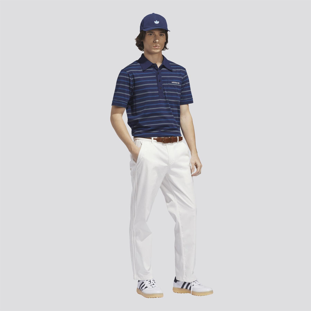 Originals Archive Stripe Polo Night Indigo