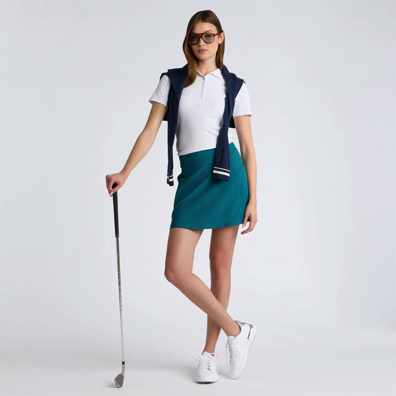 Womens 2 Tone Knockout A-Line Skort Marine Teal