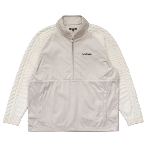 Remington Half Zip Hybrid Jacket Ivory - W24