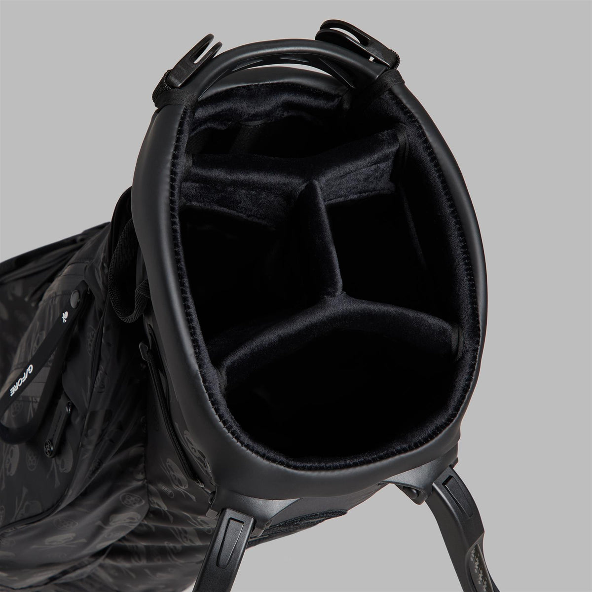 Scramble Skull & Tees Parachute Carry Golf Bag Onyx