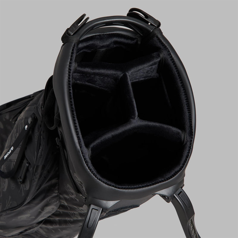 Scramble Skull & Tees Parachute Carry Golf Bag Onyx