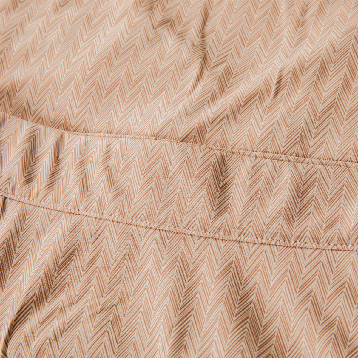 Womens Herringbone Print Sally Trim Skort Camel