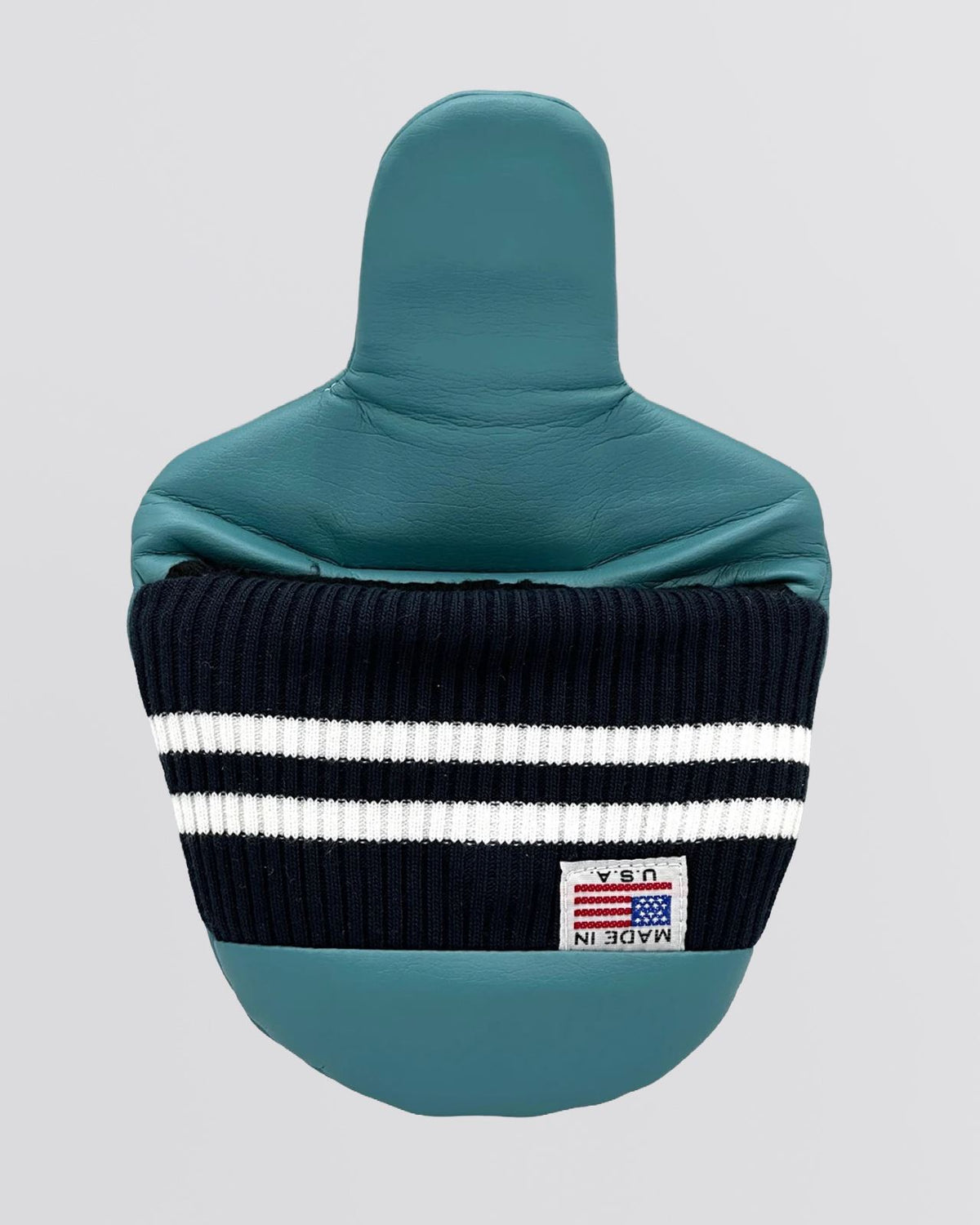 Round Tail U-Leather Mallet Putter Cover Oceanside Blue