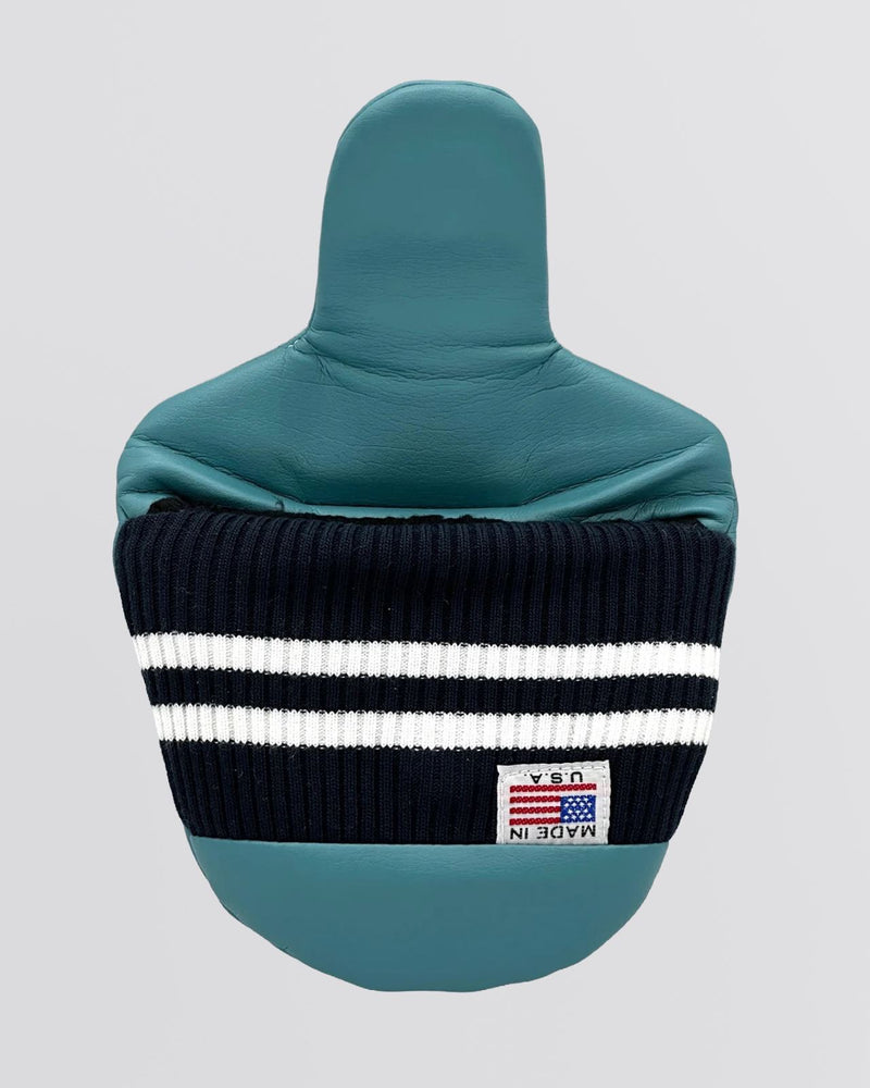 Round Tail U-Leather Mallet Putter Cover Oceanside Blue