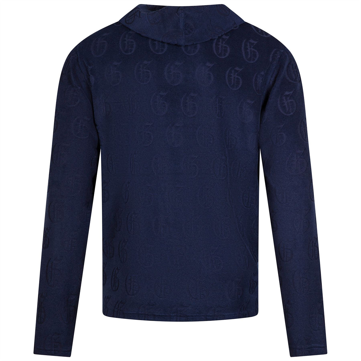 Old English G Jacquard Terry Hoodie Maltese Blue