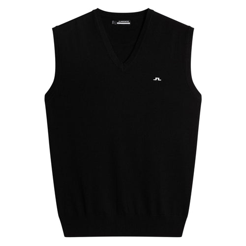 Liam Tour Merino Knitted Vest Black - SS25