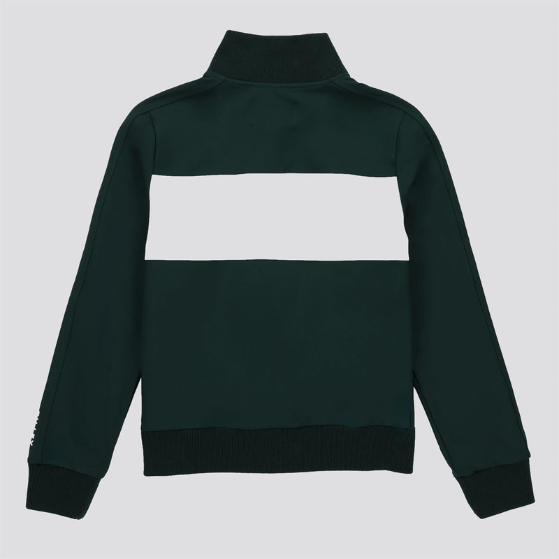 Womens Warm Up Jacket White/Sport Green