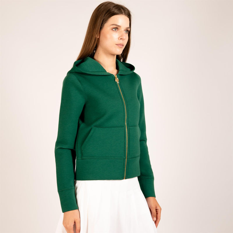 Womens Amelie Hoodie Grass Green